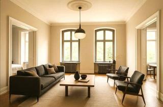 Wohnung kaufen in Rankestraße, 10789 Berlin, Berlin - Charlottenburg City-West: 4-Zimmer-Altbauwohnung mit 132 m², 2 Balkonen, Aufzug, Stuck & Parkett - nahe Ku?dammKaDeWe, provisionsfrei kaufen