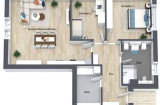 Wohnung kaufen in Annenheider Straße 153, 27755 Hasport/Annenheide, Stilvolle Neubau 3-Raum-Erdgeschosswohnung mit gehobener Innenausstattung mit Balkon in Delmenhorst