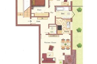 Wohnung kaufen in 74252 Massenbachhausen, 3 Zimmer-Erdgeschosswohnung mit Garten, Hobbyraum und Garage zur Kapitalanlage