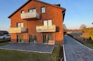 Wohnung kaufen in Kraueler Hauptdeich 69, 21037 Kirchwerder, Leben an der Elbe! Neubau, 5-Zimmer Erdgeschosswohnung mit Terrasse und Garten