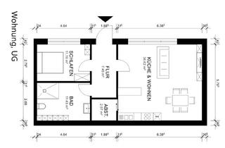 Wohnung mieten in Vor Den Eichen 2A, 65604 Elz, Geschmackvolle, neuwertige 2-Raum-Wohnung mit gehobener Innenausstattung in Elz