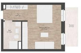 Wohnung mieten in Potsdamer Allee 115, 14532 Stahnsdorf, Helle 1-Zimmer-Wohnung mit Terrasse & Keller in grüner Lage von Stahnsdorf – Frei ab 01.10.2025
