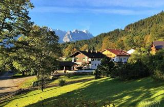 Gewerbeimmobilie kaufen in 82467 Garmisch-Partenkirchen, Lukratives Ferienhaus in traumhafter, ruhiger Lage mit zwei Wohnungen in Garmisch-Partenkirchen