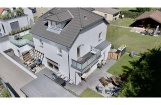 Haus kaufen in Isaraustraße 16a, 85774 Unterföhring, Architekten-Haus in idyllischer A1-Mikrolage, Raumwunder, 300m Luftlinie zur Isar, 8km v. Zentrum!