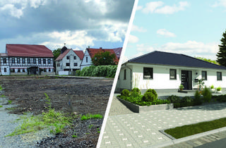 Haus kaufen in 99326 Ilmtal, Der Bungalow mit der charmanten Form – ausgefallen und praktisch in Dienstedt