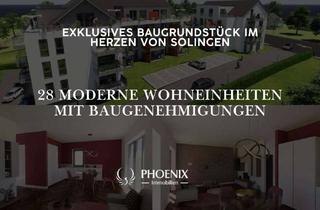 Grundstück zu kaufen in 42655 Solingen-Mitte, Projektgrundstück in Solingen – 28 WE genehmigt inklusive vollständige Planung