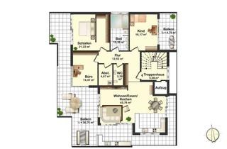 Penthouse kaufen in Maxburgstraße 32, 67434 Neustadt, Penthousewohnung mit Ausblick auf der Hambacherhöhe