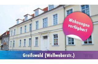 Wohnung mieten in Wollweberstraße 19/20, 17489 Innenstadt, "NEU" Schnell sichern "Junge Pflege" Mitten in Greifswald