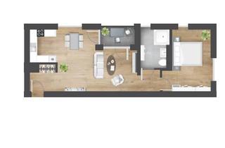 Wohnung mieten in 74074 Heilbronn, NUR MIT WOHNBERECHTIGUNGSSCHEIN! HN-OST - Exklusive 2-Zimmer-Neubauwohnung