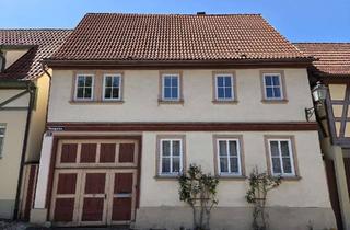 Haus kaufen in 97486 Königsberg, Charmantes Stadthaus mit Innenhof und Gewölbekeller in zentraler Lage der Fachwerkstadt Königsberg