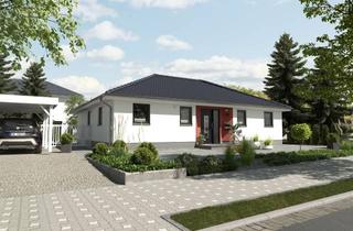Haus kaufen in 14913 Jüterbog, Der Bungalow mit der charmanten Form - ausgefallen und praktisch - Winkelbungalow 108