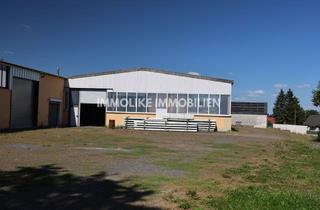 Gewerbeimmobilie mieten in 36399 Freiensteinau, Lagerhalle mit 680 m², 4 Rolltoren und Außenfläche in Freiensteinau-Niedermoos