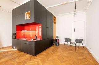 Wohnung mieten in Wöhlertstraße 21, 10115 Mitte, Idylle im Hofgarten: Studio-Apartment mit Design-Kubus und Balkon
