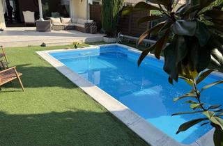 Haus mieten in 68519 Viernheim, REH, hochwertig, renoviert, 2 Bäder, EBK, Terrasse, Balkon, Hobbyk, Garage, beh. Pool uvm.
