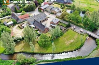 Immobilie kaufen in 24887 Silberstedt, Der Traum vom eigenen Resthof: viel Platz, Pferdestallungen & 3-Mietwohnungen direkt an der Treene