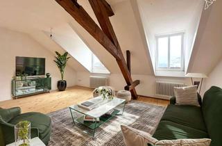 Wohnung kaufen in 69120 Neuenheim, WOHNEN ÜBER DEN DÄCHERN Altbau-Dachgeschosswohnung mit Garten in Heidelberg!