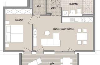 Wohnung mieten in Frölingstraße 47a, 61348 Bad Homburg vor der Höhe, Wohnberechtigungsschein für Bad Homburger Modell erforderlich - 2-Zimmer, Balkon, TG Stellplatz