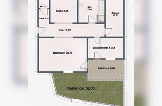 Wohnung kaufen in 86415 Mering, Charmante Erdgeschosswohnung mit Gartenidylle