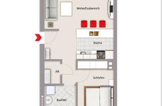 Wohnung mieten in Mühlstraße 26, 90513 Zirndorf, Frisch renoviert: schöne 2-Zimmer-Wohnung mit EBK und Terrasse im Herzen von Zirndorf