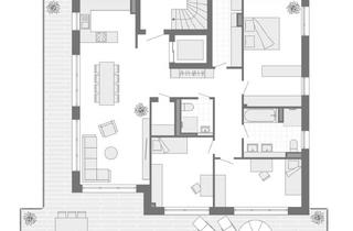 Penthouse mieten in Schwenningerstr 25, 78083 Dauchingen, Erstbezug: Geschmackvolle 4,5-Zimmer-Penthouse-Wohnung mit lux. Innenausstattung