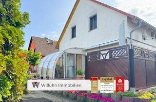 Einfamilienhaus kaufen in 04509 Krostitz, Krostitz - Gepflegtes Einfamilienhaus mit schönem Garten in ruhiger Siedlungslage | Doppelgarage
