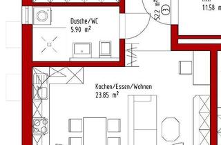 Wohnung mieten in Schloßberg 9a, 86944 Unterdießen, Exklusive 2-Zimmer-Wohnung mit Terasse in Unterdießen