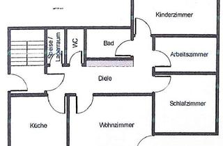 Wohnung mieten in 96106 Ebern, Freundliche 4-Zimmer-Erdgeschosswohnung mit Terrasse und Einbauküche in Ebern