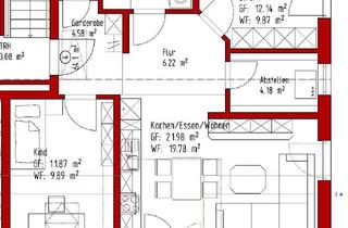 Wohnung mieten in Schloßberg 9a, 86944 Unterdießen, sonnige 3-Zimmer-DG-Wohnung mit Balkon und Panoramablick