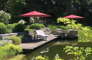 Villa kaufen in 83278 Traunstein, Stilvolle Villa mit Dachterrasse und Blick über Traunstein - Naturpool, Bergpanorama, 400 qm Wfl.