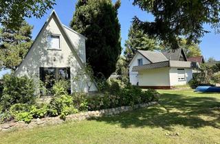 Haus kaufen in 14669 Ketzin, Exklusivauftrag | Top-gepflegte Finnhütte auf Wassergrundstück