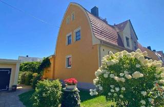 Doppelhaushälfte kaufen in 01587 Riesa, Gemütlich und familiär! Reizvolle Doppelhaushälfte mit wunderschönem Grundstück, in ruhiger La