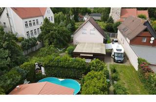 Haus kaufen in Dorfplatz 14, 06774 Mühlbeck, *Mehrgenerationenhaus mit großem Grundstück, Pool und Entwicklungspotenzial – Nähe Muldestausee*