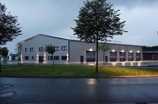Gewerbeimmobilie mieten in Heideland Süd, 24976 Handewitt, Neue repräsentative Gewerbehalle, hochwertige Bauweise in der nähe zu Flensburg und der Autobahn