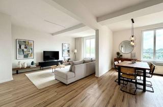 Wohnung kaufen in 45147 Frohnhausen, Stilvoll renovierte 2,5-Zimmer-Maisonette mit Dachterrasse in Essen-Holsterhausen