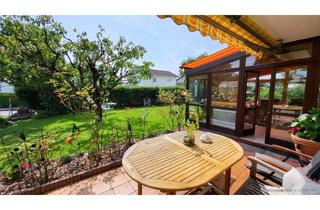 Wohnung kaufen in 83349 Palling, Für Gartenliebhaber! Ruhig & sonnig gelegene 3-4 Zi.-Erdgeschosswohnung mit Wintergarten & Garag