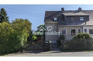 Einfamilienhaus kaufen in 08239 Bergen, Einfamilienhaus (Doppelhaushälfte) und Garagengebäude auf Grundstück