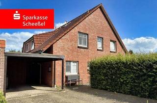 Doppelhaushälfte kaufen in 27383 Scheeßel, Scheeßel - Attraktive Doppelhaushälfte mit viel Platz in zentraler Lage