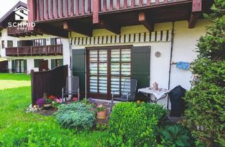 Wohnung kaufen in 82499 Wallgau, Wallgau - Charmante 2-Zimmer-Erdgeschosswohnung mit zusätzlichem Hobbyraum