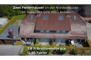 Haus kaufen in 26553 Dornum, Dornum - Zwei renditestarke Ferienhäuser in Dornumersiel mit 7,8% Rendite
