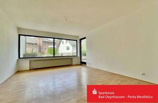 Wohnung kaufen in 32602 Vlotho, Helle 2-Zimmer-Wohnung mit Terrasse und Stellplatz