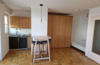Wohnung mieten in Westendstraße 7 a, 87439 Kempten, Teilmöbliertes 1-Zimmer-Apartment mit großem Balkon und EBK in ruhiger Zentrumslage