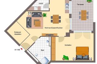 Wohnung mieten in Stefan-George-Straße 14-16, 55411 Bingen, Bingen-Stadt - 2ZKB Neubau-Wohnung mit geräumiger Terrasse