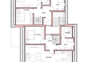 Wohnung mieten in Hauptstraße 2 a, 59399 Olfen, „Stilvolle Dachgeschosswohnung auf zwei Ebenen mit Balkon Whg. Nr. 6"