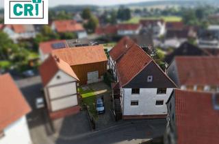Haus kaufen in 35279 Neustadt, Historisches Wohnen – Denkmalgeschütztes Anwesen mit Scheune und Gartengrundstück