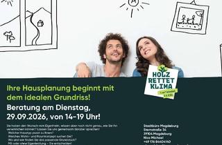 Haus kaufen in 39343 Bregenstedt, Ihre Hausplanung beginnt mit dem idealen Grundriss! Beratung am Dienstag, 29.09.2026, von 14-19 Uhr!