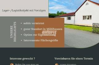 Gewerbeimmobilie kaufen in 99974 Mühlhausen, antaris Immobilien GmbH Lager-/Logistikimmobilie zur Anlage oder zum Eigennutz **