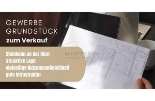 Gewerbeimmobilie kaufen in 71711 Murr, Voll erschlossenes Gewerbegrundstück in Steinheim an der Murr – sofort bebaubar