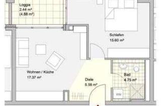Wohnung mieten in Bliespromenade, 66538 Neunkirchen, Ansprechende 2-Zimmer-Wohnung mit gehobener Innenausstattung mit Balkon in Neunkirchen