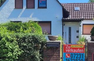 Doppelhaushälfte kaufen in 75179 Nordstadt, Doppelhaushälfte auf großem Erbpachtgrundstück in ruhiger Lage von Pforzheim-Wi-Höhe