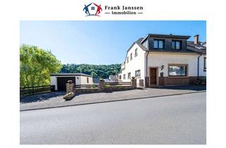 Doppelhaushälfte kaufen in 54655 Malberg, Doppelhaushälfte mit Garage und Werkstatt in Malberg - Terrasse, Garten mit Fischteich, Dachterrasse